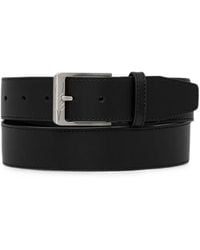 Trussardi - Engraved-Logo Buckle Belt - Lyst