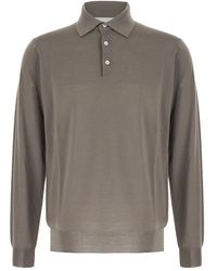 Lardini - Gestricktes Poloshirt - Lyst