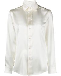 Polo Ralph Lauren - Spread-Collar Silk Shirt - Lyst