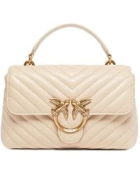 Pinko - Mini Handbag Lady Love Bag Puff Chevron - Lyst