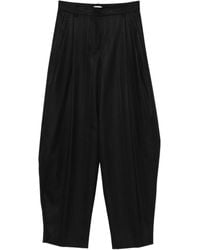ANDAMANE - Pleated Pinstripe Trousers - Lyst