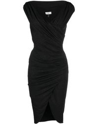 Nissa - Wrap-style Midi Dress - Lyst