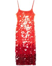 Leslie Amon - Robe Mi-Longue Paloma À Sequins - Lyst