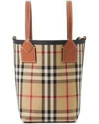 Burberry - Mini London Tasche im Vintage -Scheck - Lyst