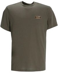 EA7 - Logo Patch T-Shirt - Lyst
