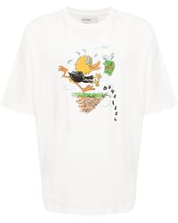 DOMREBEL - Chase Graphic-print Cotton T-shirt - Lyst