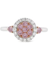 HYT Jewelry - 18Kt Weißgoldring Mit Diamant - Lyst