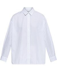 Maison Kitsuné - Striped Long-Sleeve Shirt - Lyst