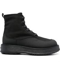 Hogan - Untraditional Lace-Up Ankle Boots - Lyst