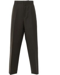 ZEGNA - Wool Tapered Pants - Lyst