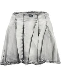 DIESEL - "De Spiki Fsi" Mini Skirt - Lyst