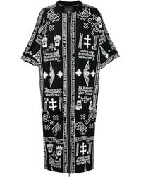 KTZ - Church Print Zipped Kaftan - Lyst