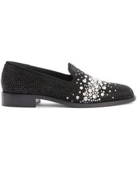 Giuseppe Zanotti - Matildha Crystal-Embellished Loafers - Lyst