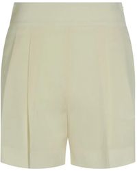 Max Mara - Pleated Tailored Shorts - Lyst