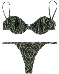 MATINEÉ - Marina Zebra-Print Bikini - Lyst