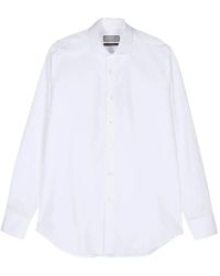 Canali - Spread-Collar Button-Up Shirt - Lyst