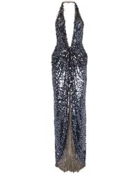 DSquared² - Robe Ornée De Sequins À Coupe Longue - Lyst