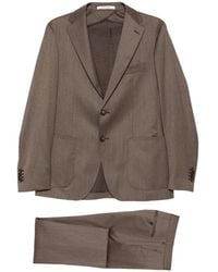 Tagliatore - Single-Breasted Notched-Lapel Suit - Lyst