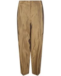 Alberto Biani - Iridescent Tapered Trousers - Lyst