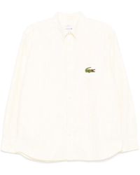 Lacoste - Chemise À Patch Logo - Lyst