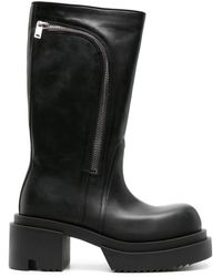 Rick Owens - Bauhaus Bogun 60mm Leather Boots - Lyst