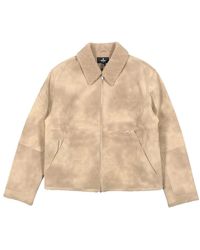 Represent - Jacke Mit Shearling-Kragen - Lyst