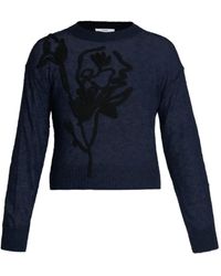 Erdem - Jersey con cuello redondo - Lyst