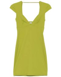 Patrizia Pepe - Mini Sweetheart-Neck Jersey Dress - Lyst