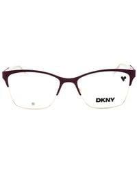 DKNY - Rectangle-Frame Glasses - Lyst