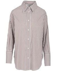 Al Duca d'Aosta - Chemise Oversize À Rayures - Lyst