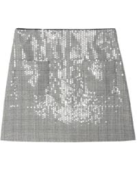 Zadig & Voltaire - Jaime Sequin-Embellished Mini Skirt - Lyst