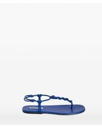 Jil Sander - Knotted-Strap Flat Sandals - Lyst