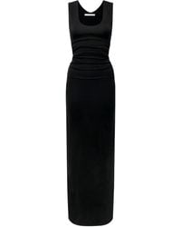 Another Tomorrow - Robe Froncée Sans Manches - Lyst