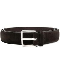 Orciani - Square-Buckle Suede Belt - Lyst