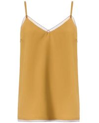 Fabiana Filippi - V-Neck Trim Camisole Top - Lyst