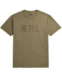 RRL - T-Shirt Mit Logo-Print - Lyst