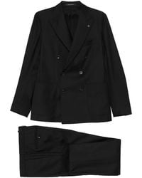 Tagliatore - Peak-Lapel Double-Breasted Suit - Lyst