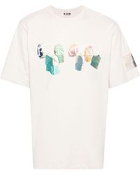 MSGM - T-shirt con stampa x Ducci Maria Gambi - Lyst