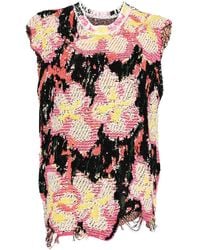 JNBY - Intarsia-Knit Top - Lyst