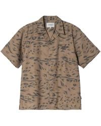Carhartt - Travon Duck-Feather-Print Shirt - Lyst