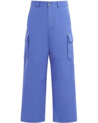 Marni - Cargo Pockets Cotton Trousers - Lyst