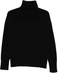 Roberto Collina - Maglione A Coste A Collo Alto - Lyst