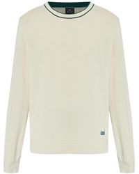 Paul Smith - Ribbed-Knit Crew-Neck Sweater - Lyst