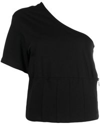 FEDERICA TOSI - One-shoulder Short-sleeved T-shirt - Lyst