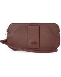 Paul Smith - Burgundy Leather Travel Pouch - Lyst