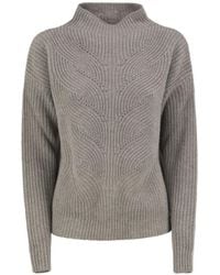 Herno - Knit High-Neck Sweater - Lyst