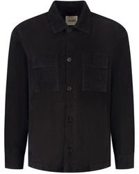 Arma - Surchemise En Daim À Boutonnière - Lyst