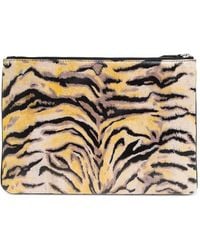 KENZO - Clutch Con Zip - Lyst