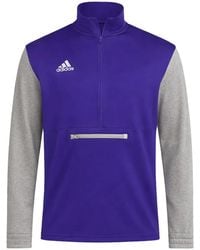 adidas - Team Issue Zip Sweatshirt - Lyst