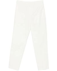 Emporio Armani - Pressed-Crease Trousers - Lyst